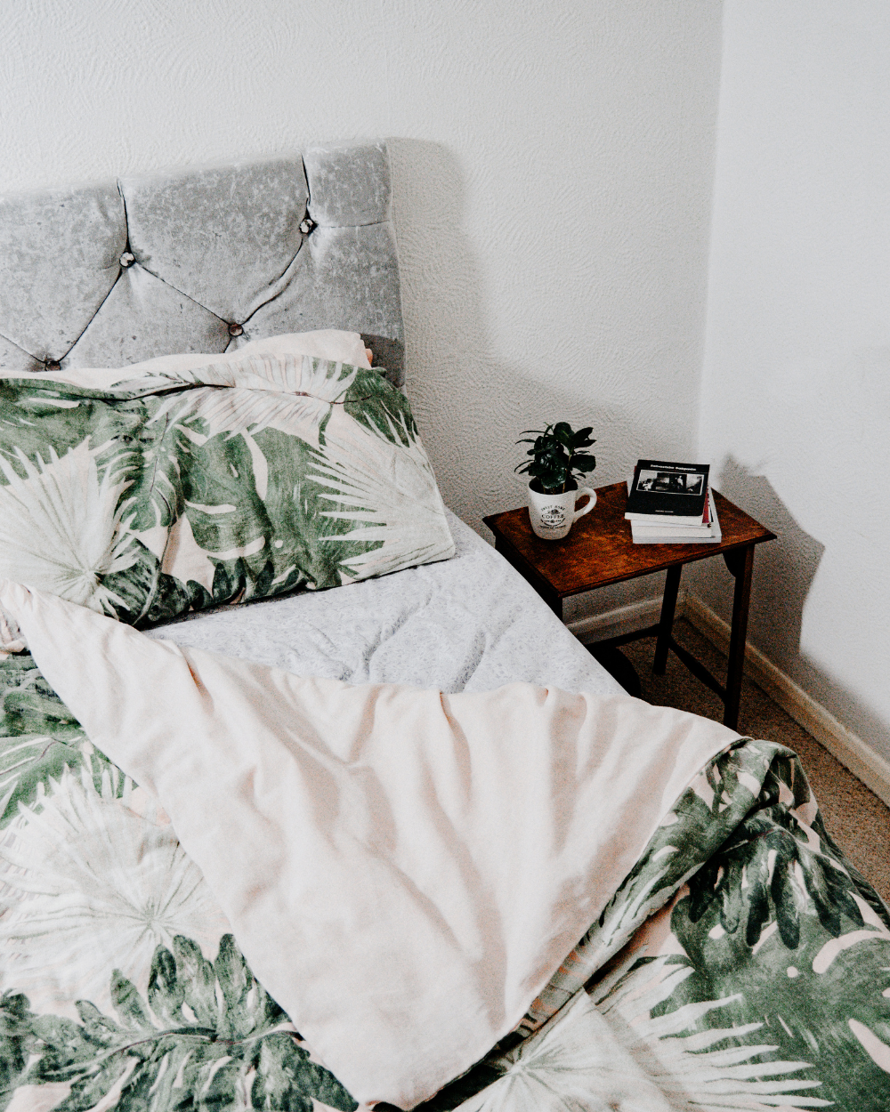 Bed placement ideas for an awkward room