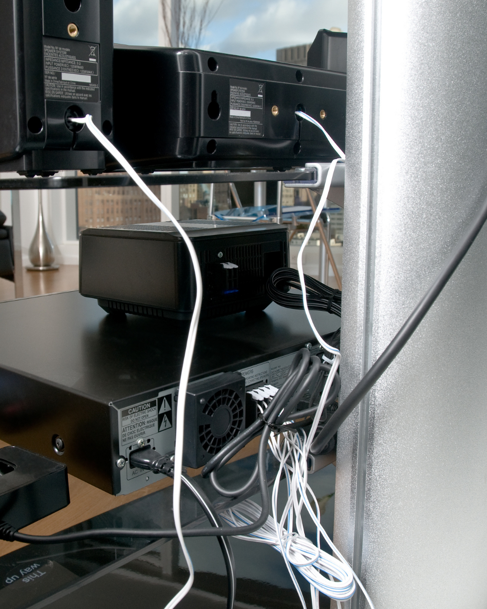 Cable management for a desk with too many cords