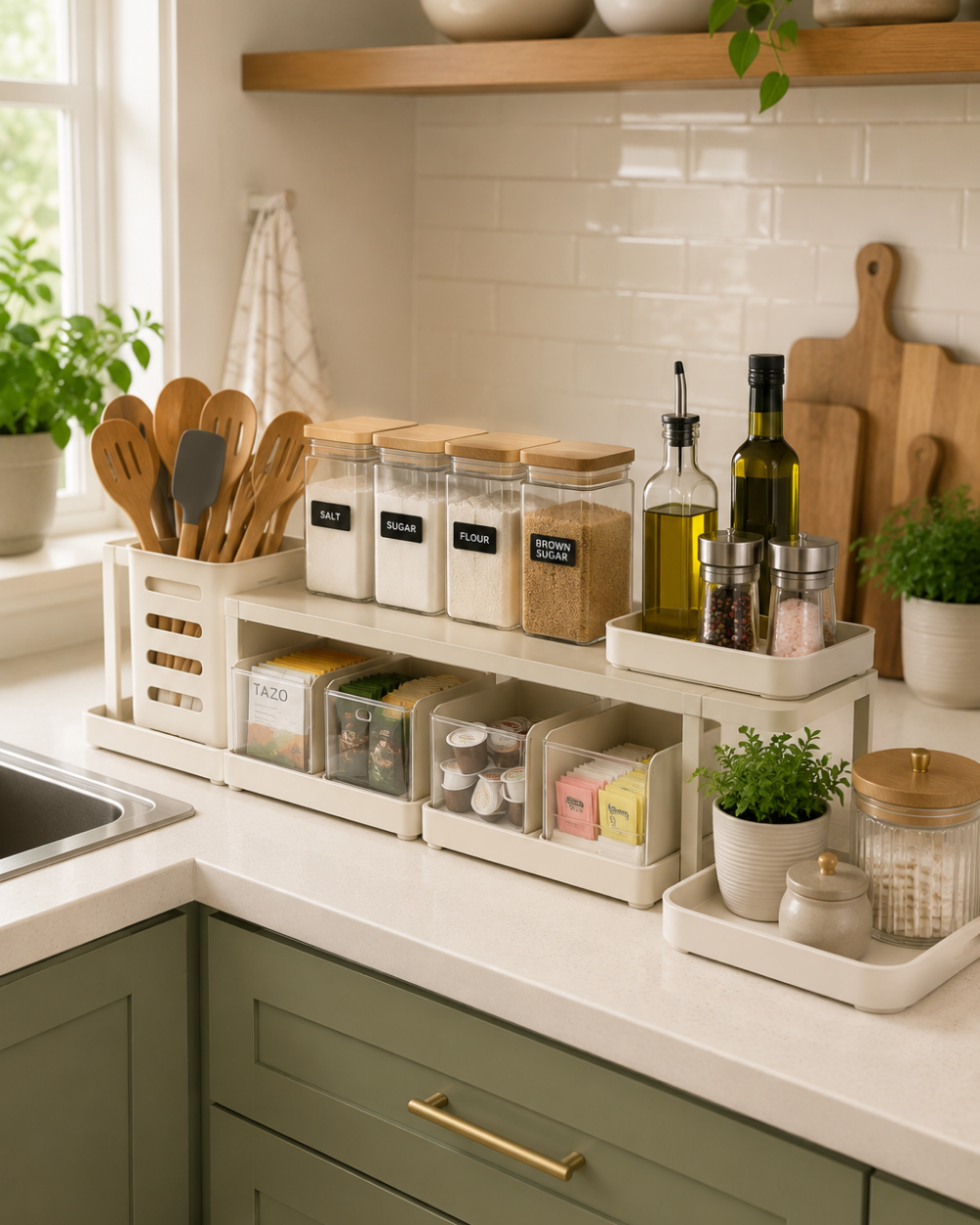 Countertop organization systems