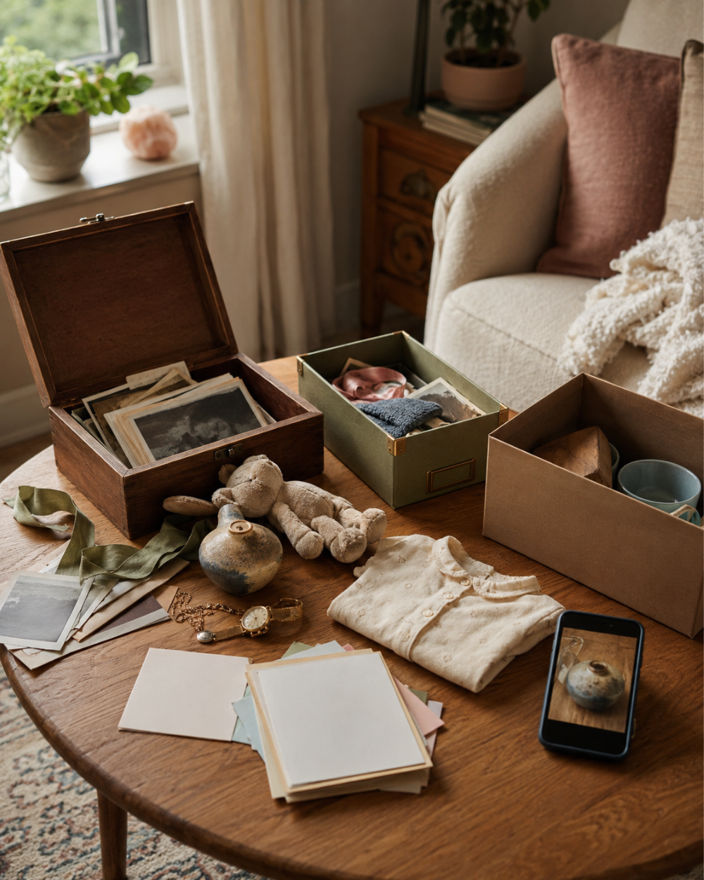 Decluttering challenge for sentimental items