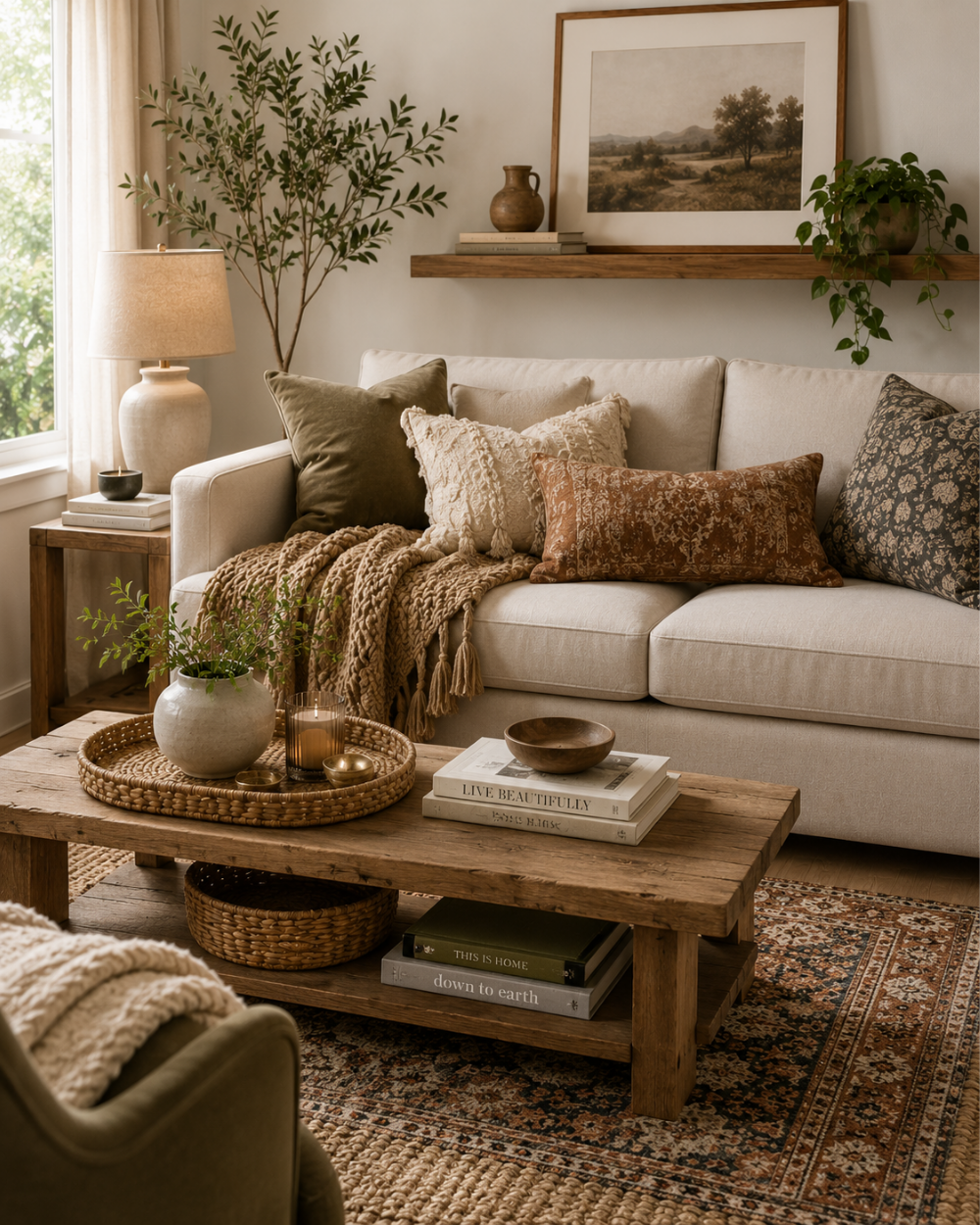 Layering texture on a decorating budget