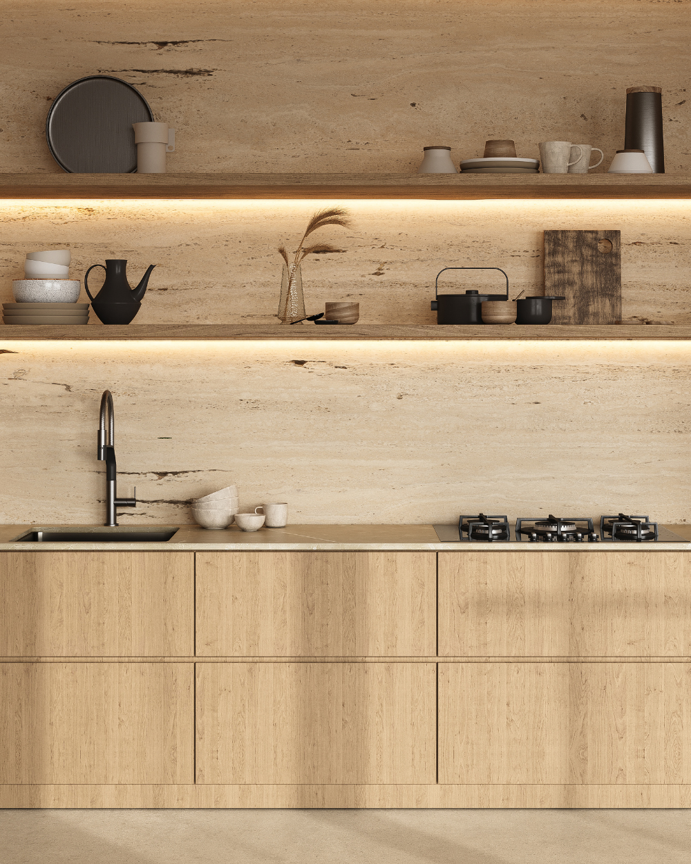 Open shelving styling ideas