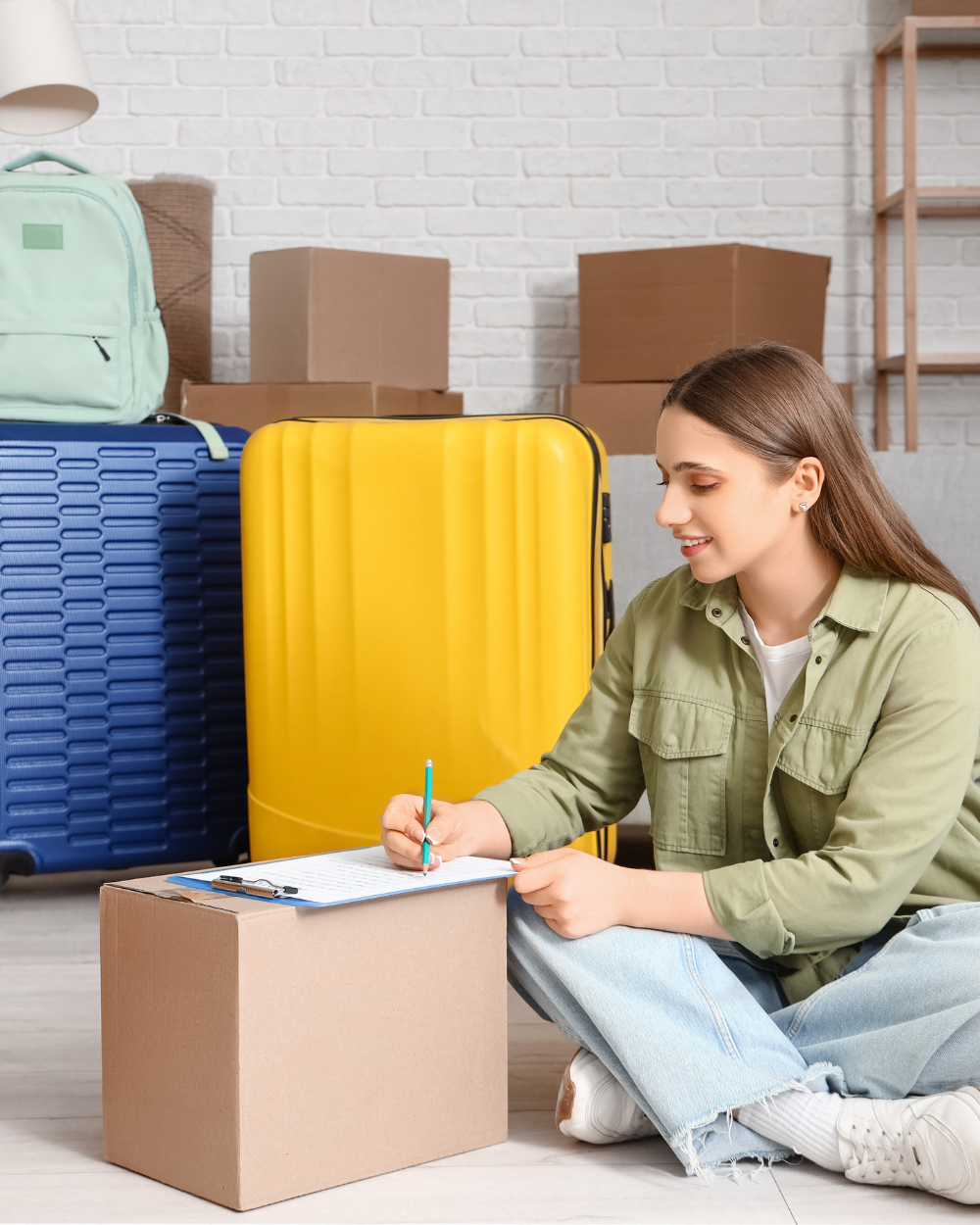 Packing checklist for a small apartment