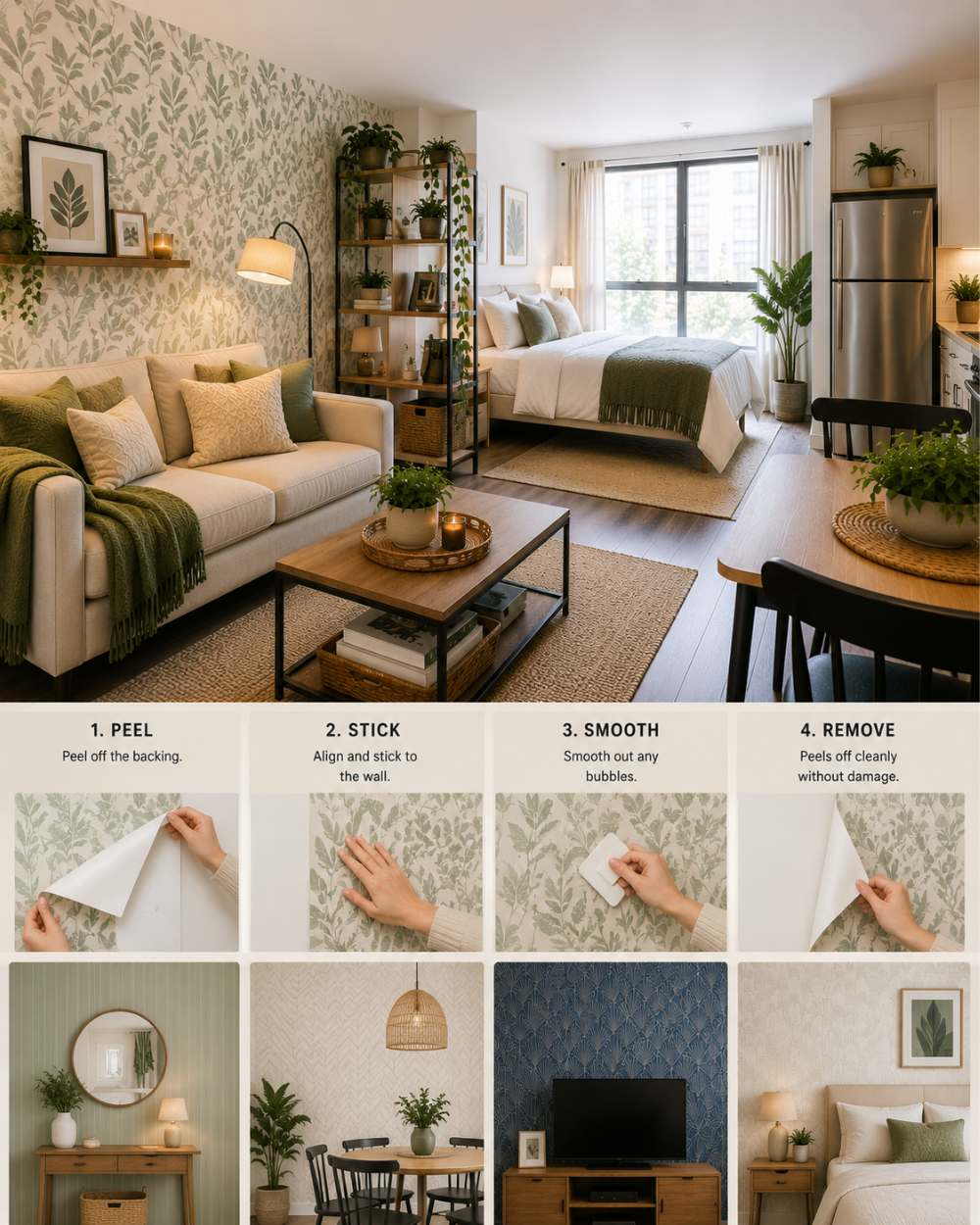 Removable wallpaper ideas