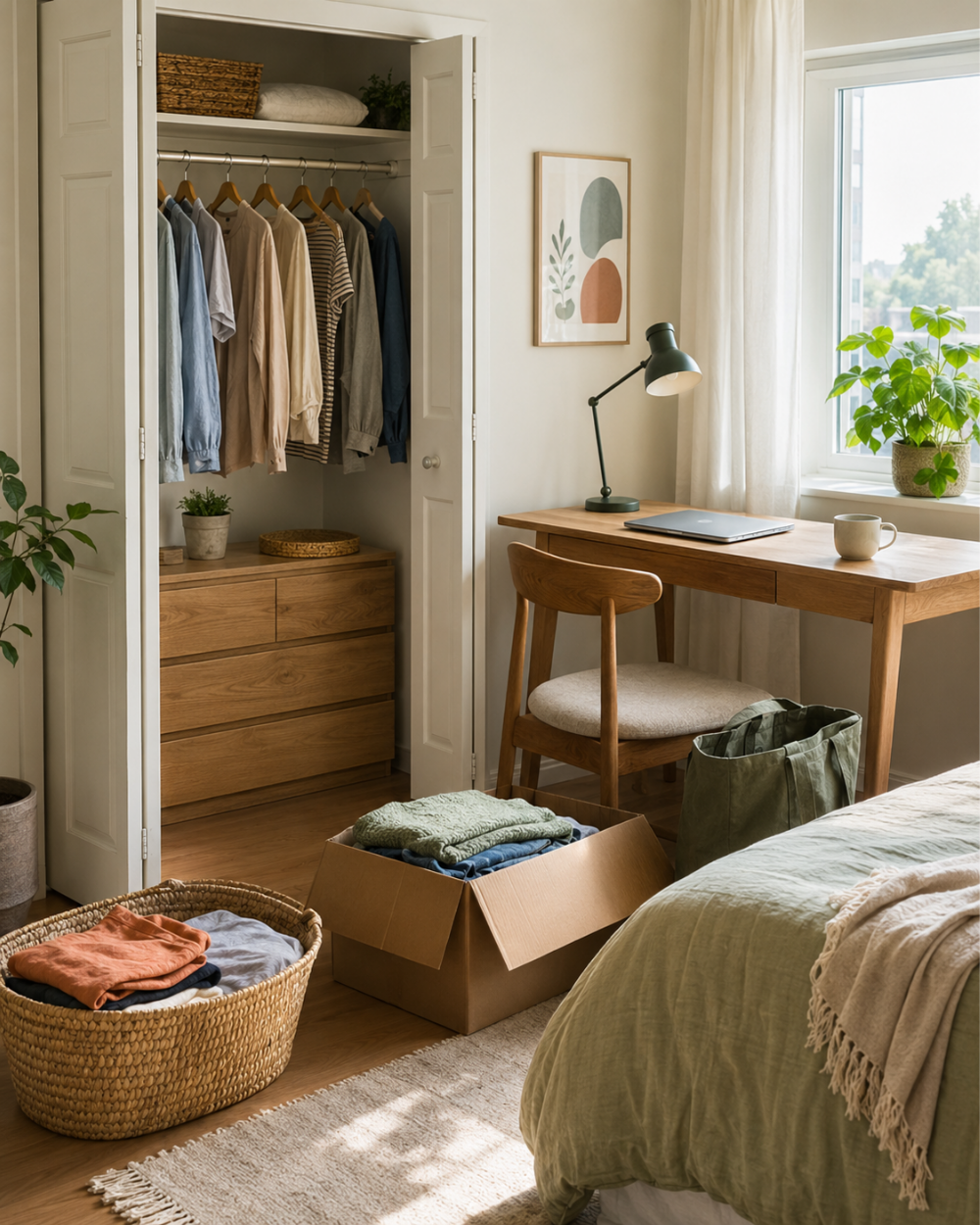 Weekend decluttering challenge for one room